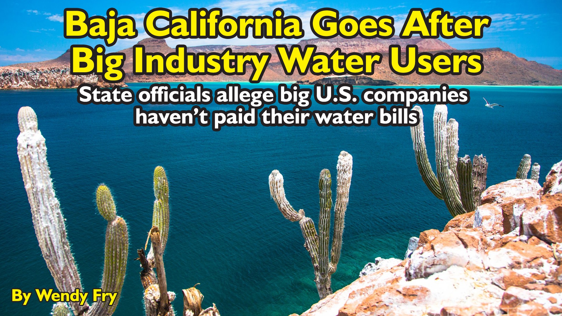 Baja California Goes After Big Industry Water Users