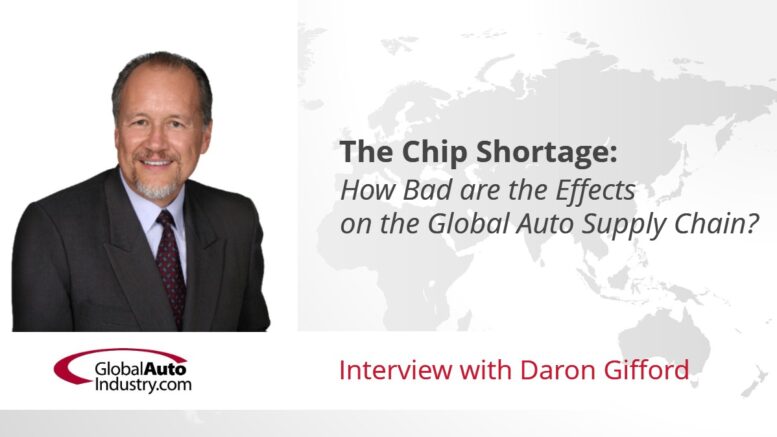 The Chip Shortage: How Bad are the Effects on the Global Auto Supply Chain?