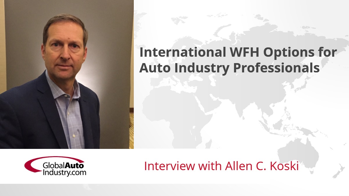 International WFH Options for Automotive Industry Professionals