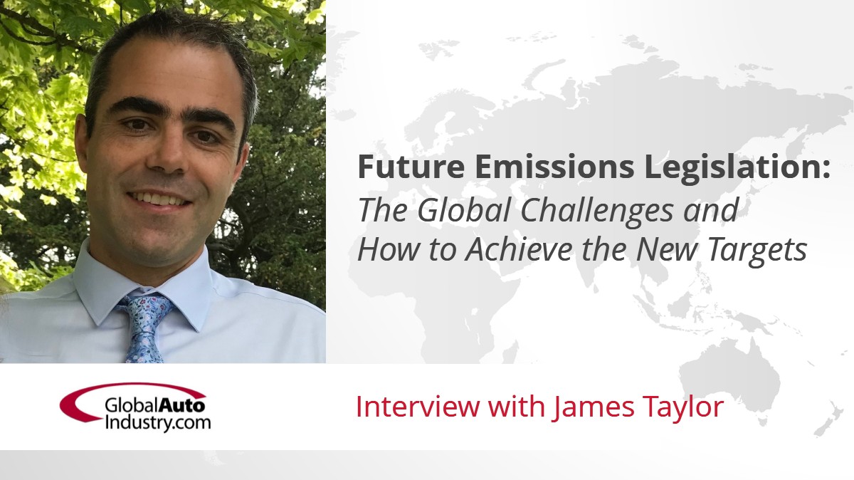 Future Emissions Legislation – The Global Challenges and How to Achieve the New Targets