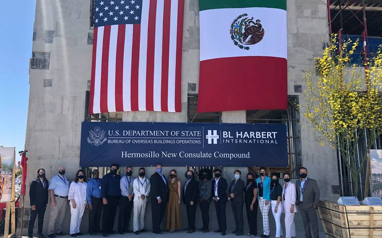The new U.S. consulate in Hermosillo is almost done.