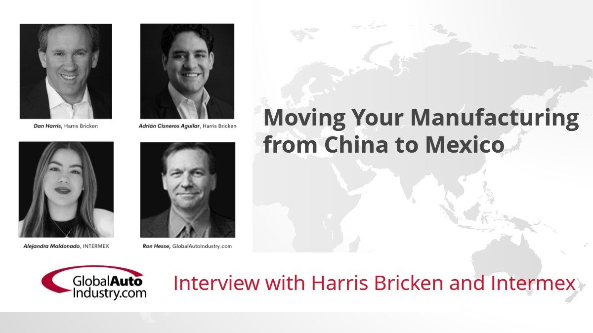 Moving Your Manufacturing from China to Mexico