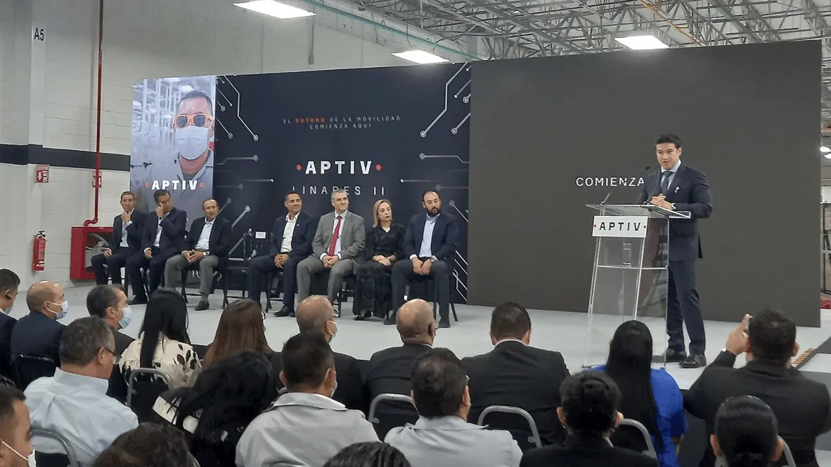 Aptiv inaugurates new plant in Nuevo Leon￼