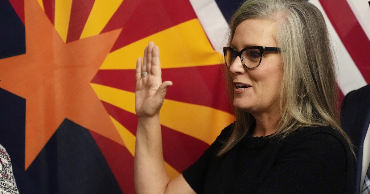 Katie Hobbs takes office as Arizona governor