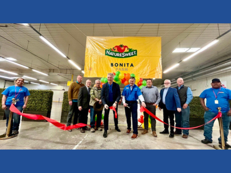 <strong>NatureSweet opens new greenhouse facility in Arizona</strong>