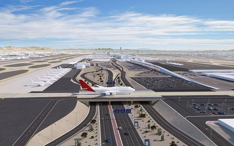 <strong>New terminal construction underway at Phoenix Sky Harbor Airport</strong>