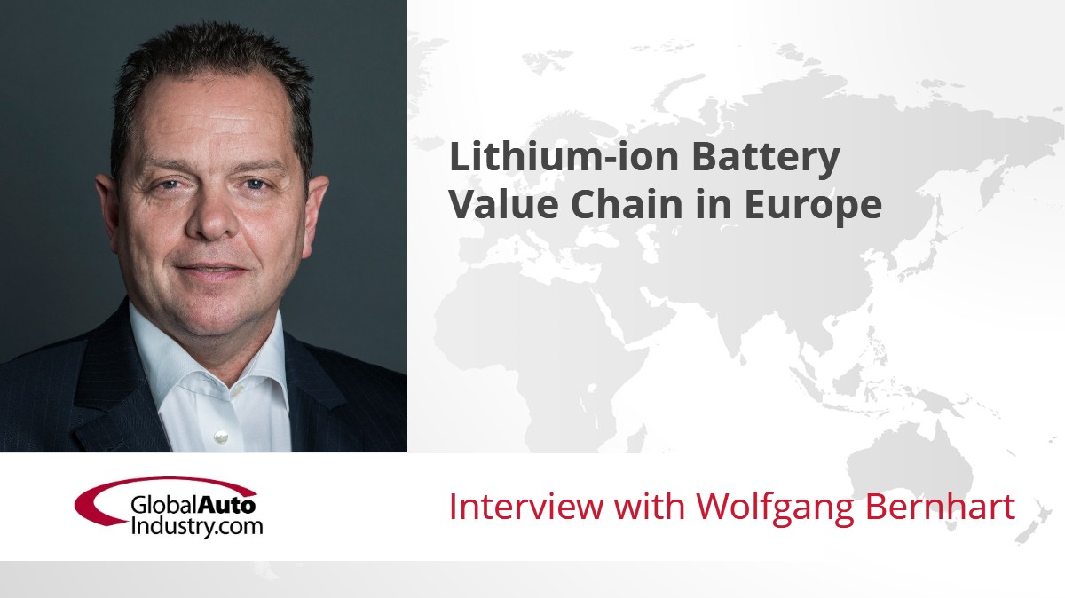 Lithium-ion Battery Value Chain in Europe