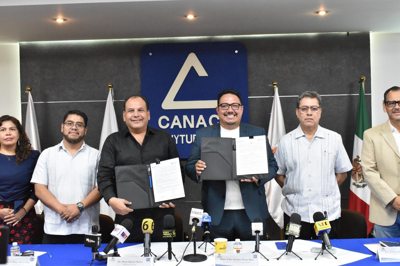 <strong>Conalep and Canaco sign agreement to strengthen student training in Juárez</strong>
